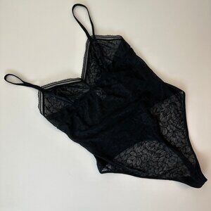b.tempted Black Lace Bodysuit